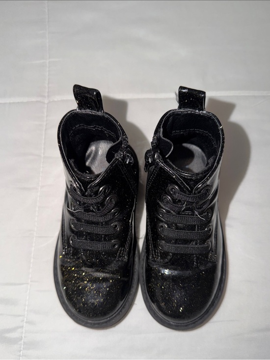 Thereabouts Other - Girls' Black Glitter Lace-Up Ankle Boots